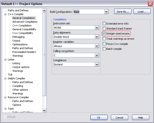 Project Options