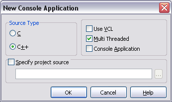 Project Options