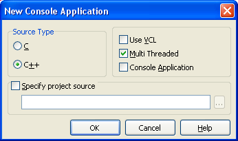 Project Options